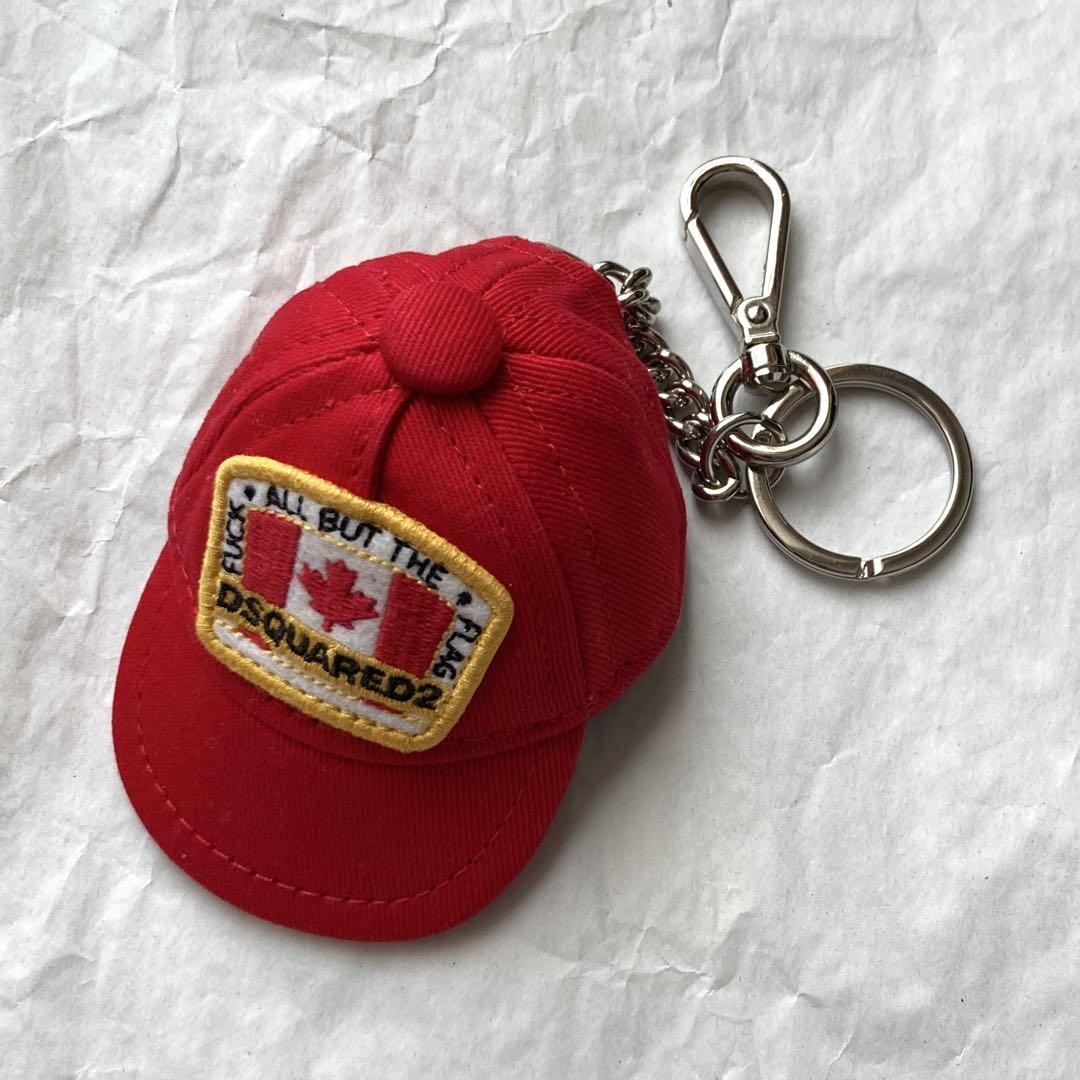 小物 [DSQUARED2] CANADIAN FLAG KEY RING