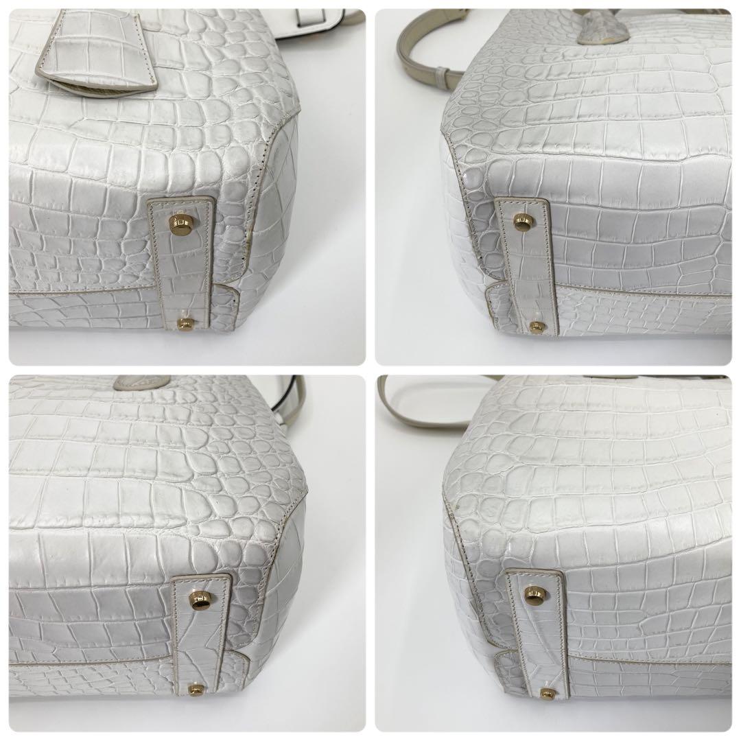 ブランド品 通販サイト レザージュエルズ クロコ型押し ヒマラヤ 2way ハンドバッグ バッグ