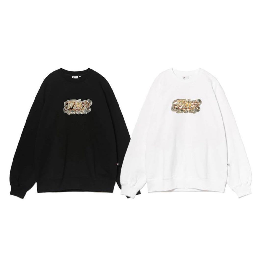 新版 コラボ WAVY THE FILA×JP スウェット L トレーナー トップス