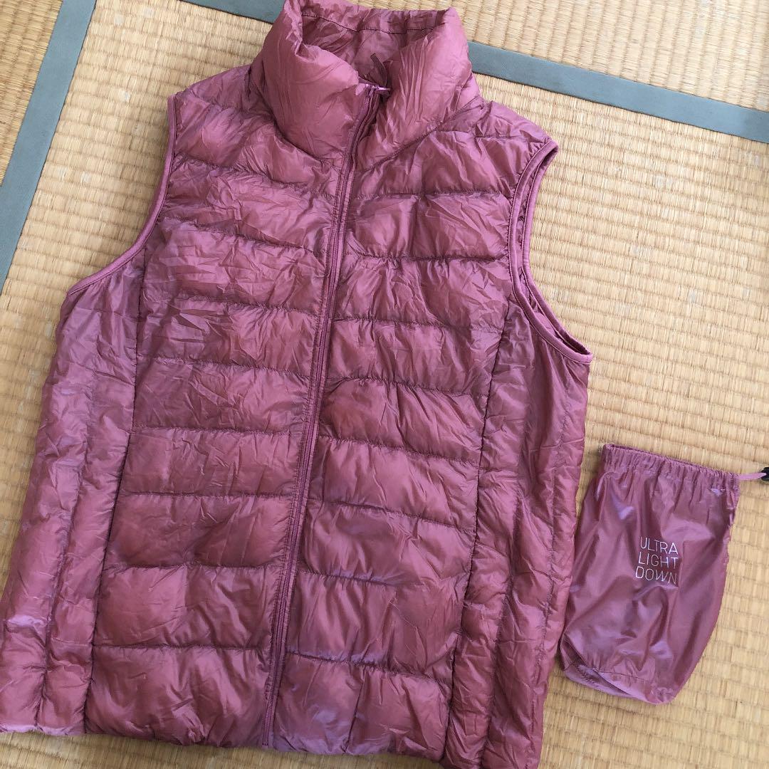 405円 安全Shopping ユニクロ UNIQLO ウルトラライトダウン ベスト ピンク