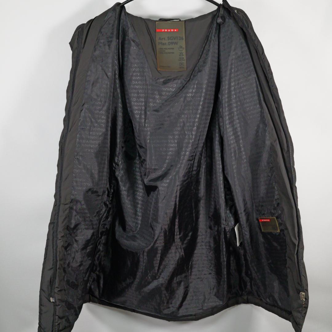 プラダスポーツ ブラック ダウン コート ジャケット prada sports プラダスポーツ ブラック ダウン コート ジャケット prada sports
