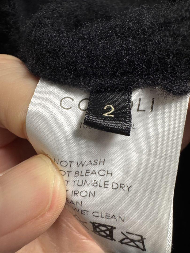 COMOLI 24AW 縮絨ウール ジャケット　サイズ2 黒