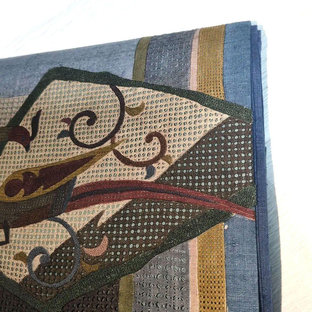 紬刺繍袋帯