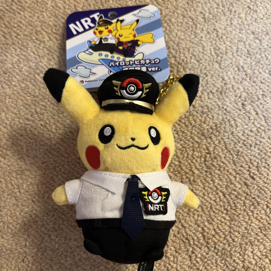 数量限定SALE パイロットピカチュウ成田空港ver キーホルダー・アクリルキーホルダー