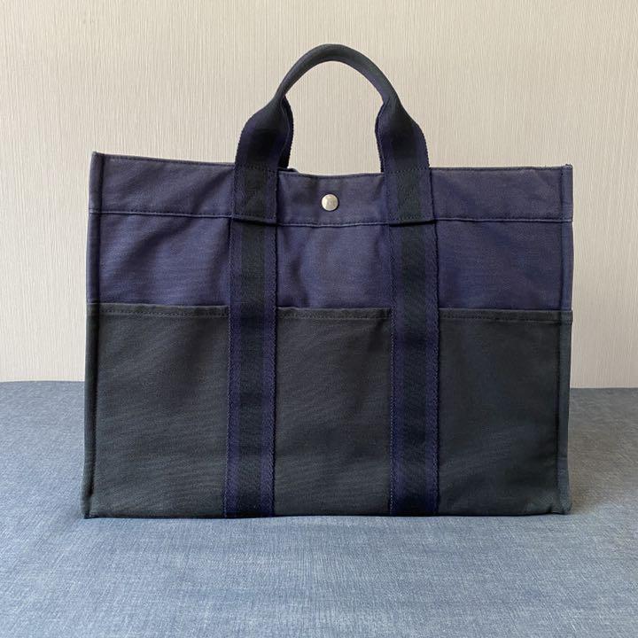 HERMES エルメス フールトゥ MM（ネイビー / ブラック）