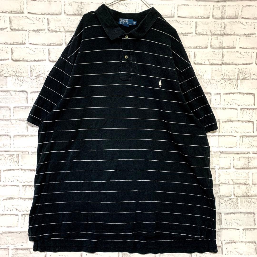 完成品 希少 オールド セリーヌ 半袖 ポロシャツ 刺繍ロゴ ポロニット