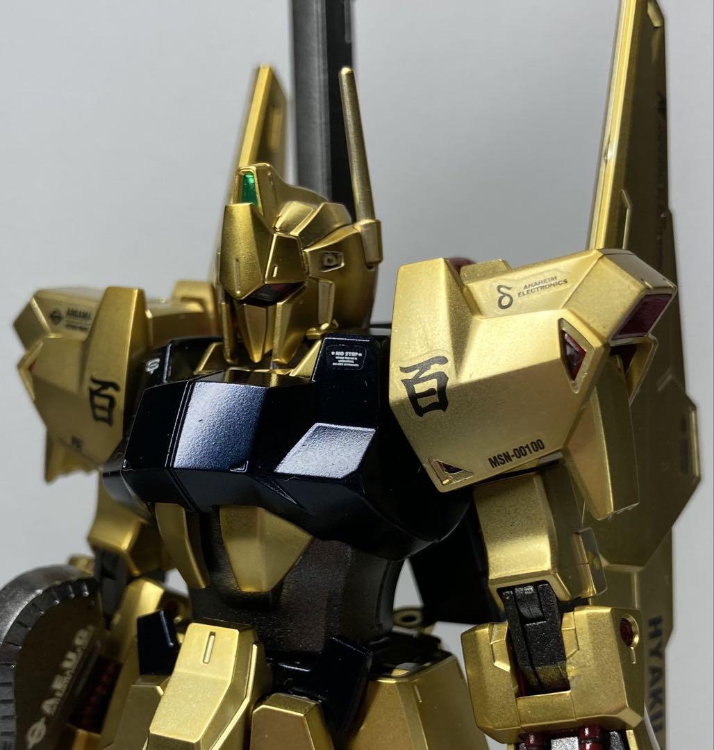 HGUC百式リヴァイブ ガンダムベース限定メッキVer 塗装済み完成品