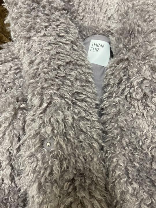 THINK FUR Boa Tailored Coat