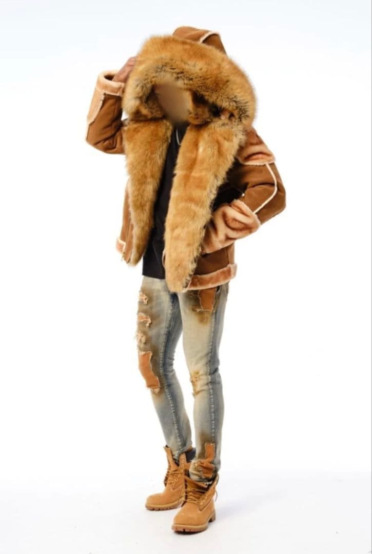 JORDAN CRAIG☆Fur Shearling スエード ジャケット JORDAN CRAIG☆Fur Shearling スエード ジャケット