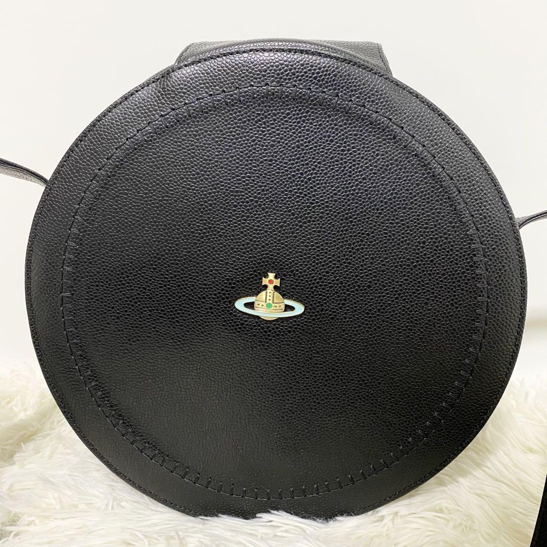 Vivienne Westwood ショルダーバッグ 丸型 オーブ 黒 画像3