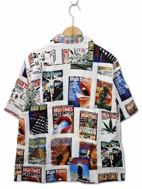 MARIA WACKO MARIA×HIGHTIMES 総柄 半袖 シャツ