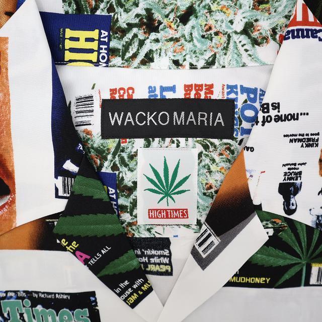 MARIA WACKO MARIA×HIGHTIMES 総柄 半袖 シャツ