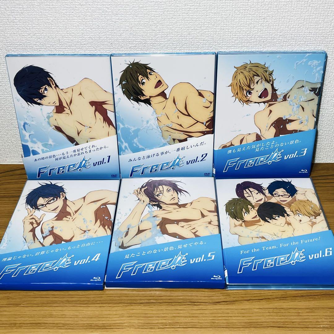 【特典付き】 Free! 1期+2期 初回版 Blu-ray 全巻セット 初回限定特典＋BOX付き】Free! 1期+2期 DVD Blu-ray全巻 - メルカリ
