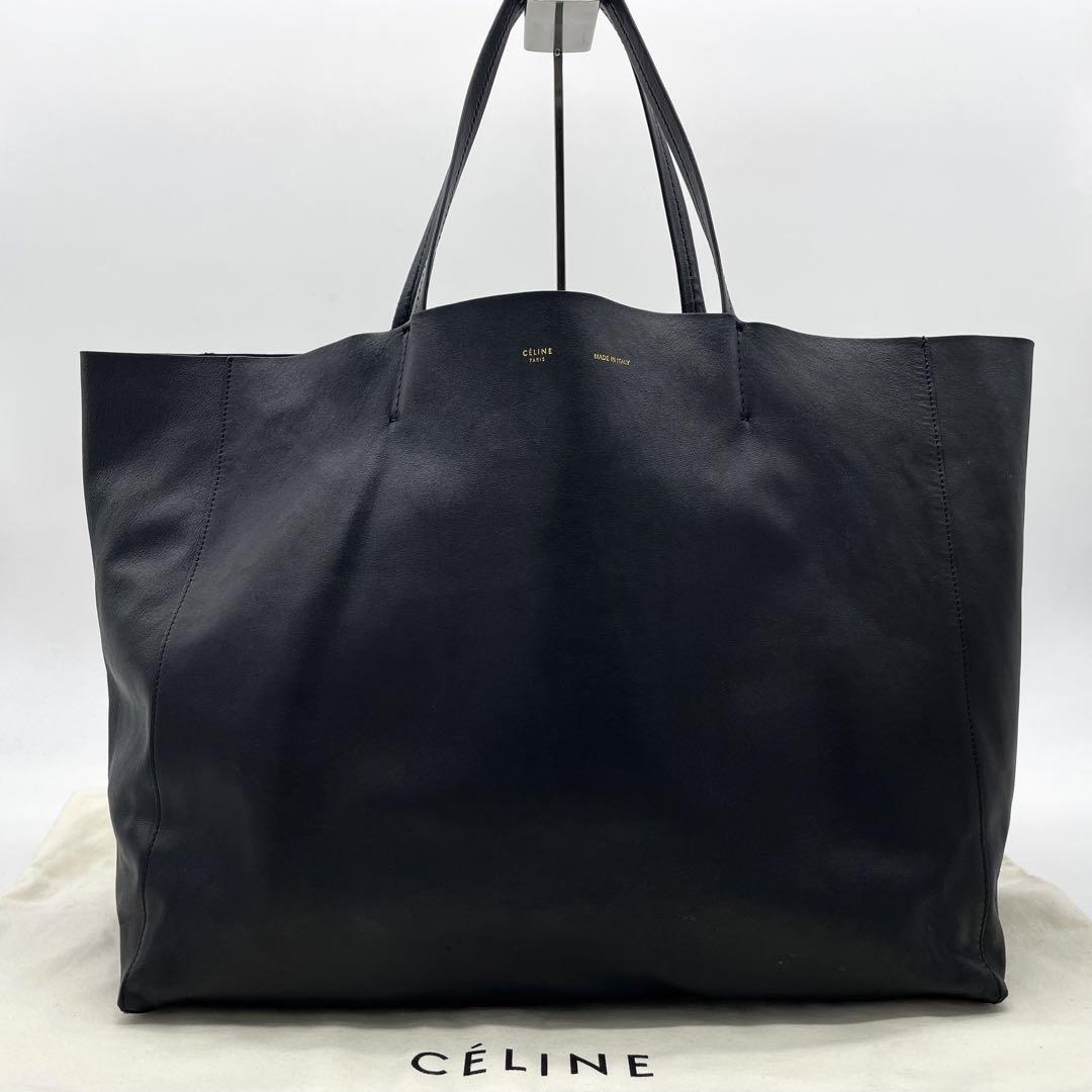 良品】CELINE セリーヌ ホリゾンタルカバ トートバッグ ブラック 良品】CELINE セリーヌ ホリゾンタルカバ トートバッグ ブラック