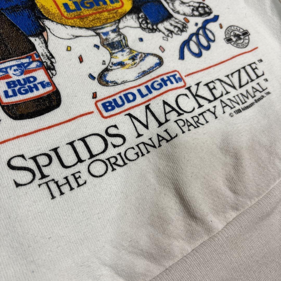 トップス 80s BUD LIGHT SPUDS MACKENZIE SWEAT
