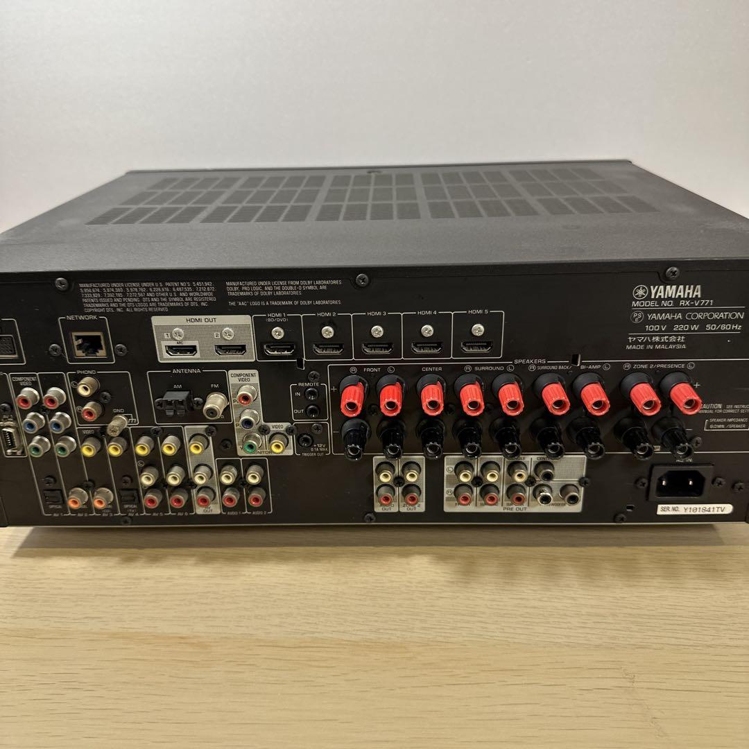 YAMAHA RX-V771 AVレシーバー AVアンプ ヤマハ