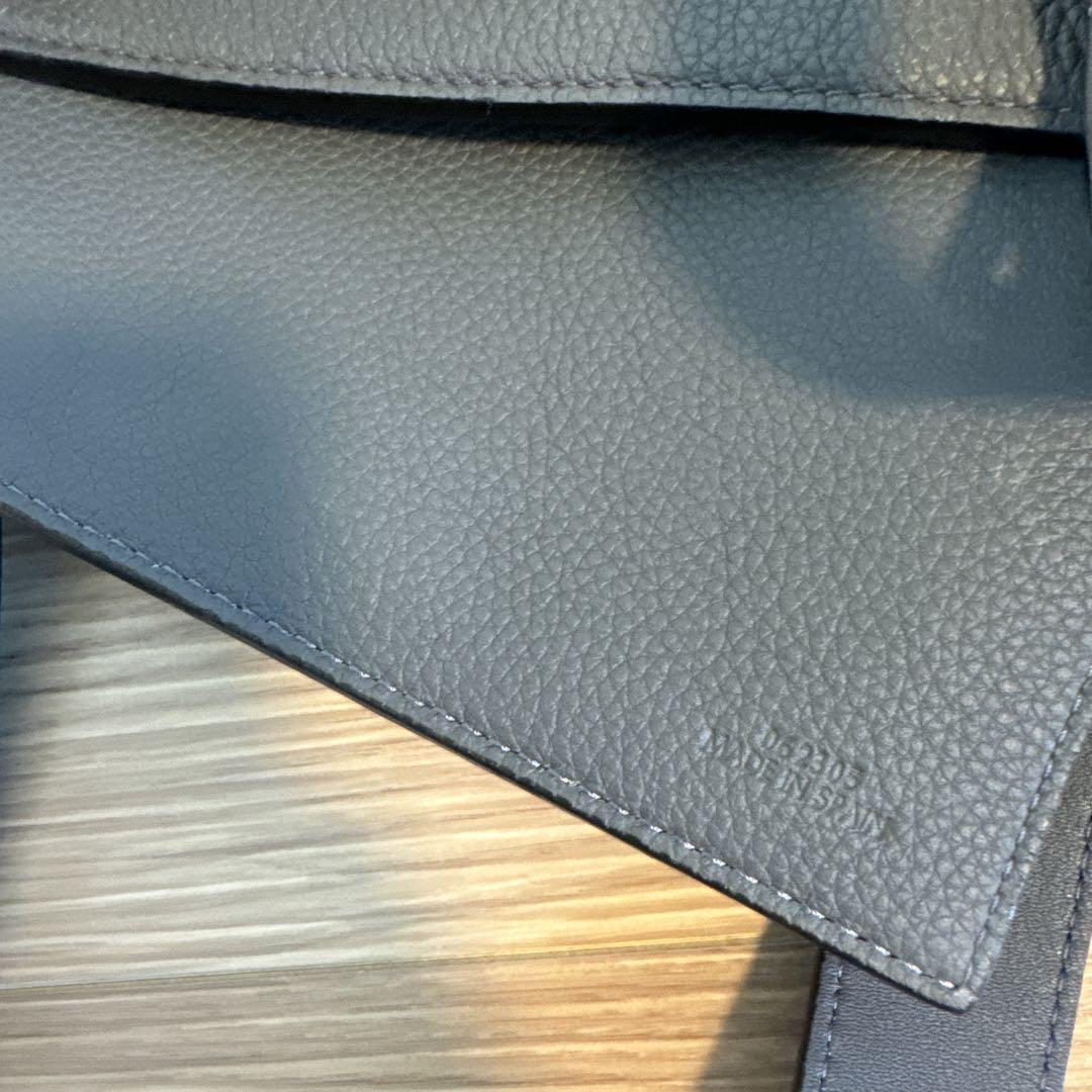 【美品正規品】LOEWE ロエベ  バックルジッパートートバッグ アンスラサイト