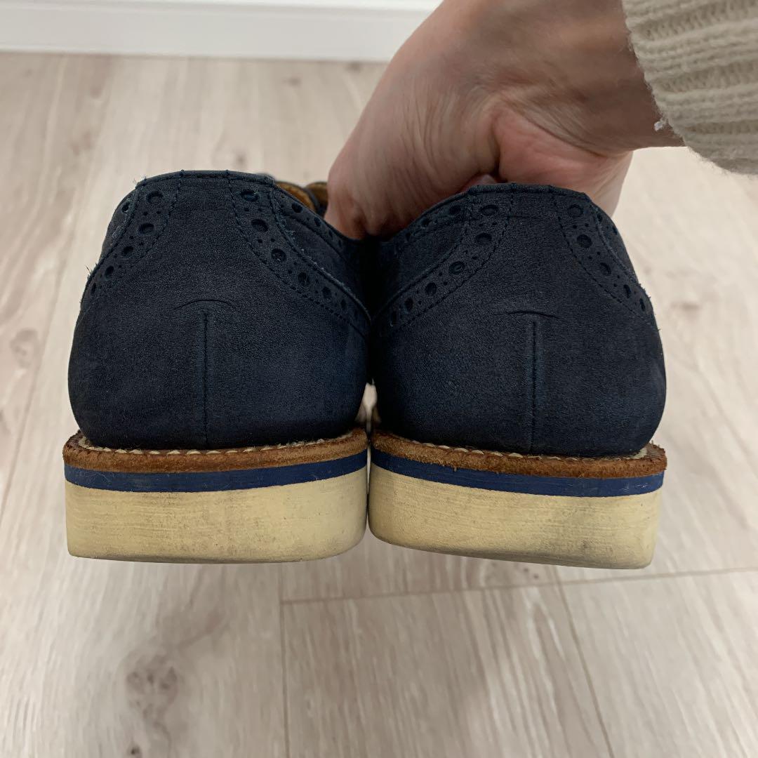 attachment ヌバック ウィングチップシューズ | nalans.com