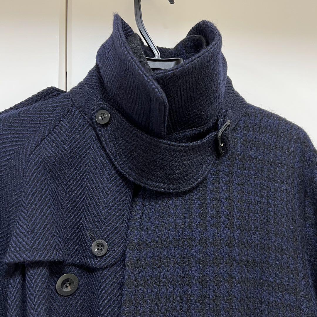 sacai 19AW ハイブリッドドッキングツイードコート size1