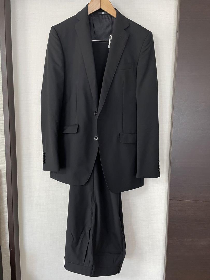 レビューの多い高評価商品特集！ SUIT SELECT メンズ スーツ 上下 黒 Y7 180 極美品 スーツ