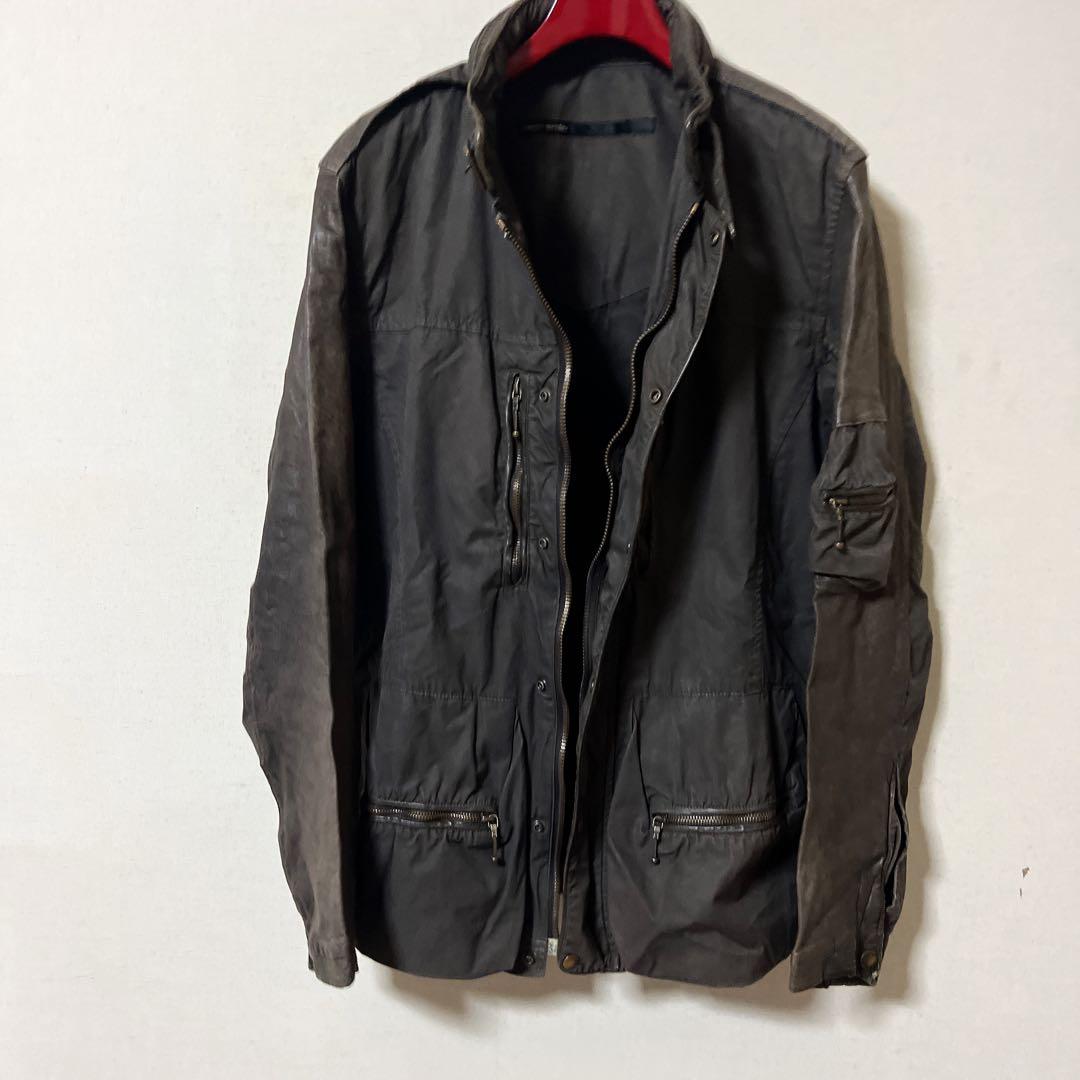 ジャケット・アウター Kiminori morishita lether military jkt