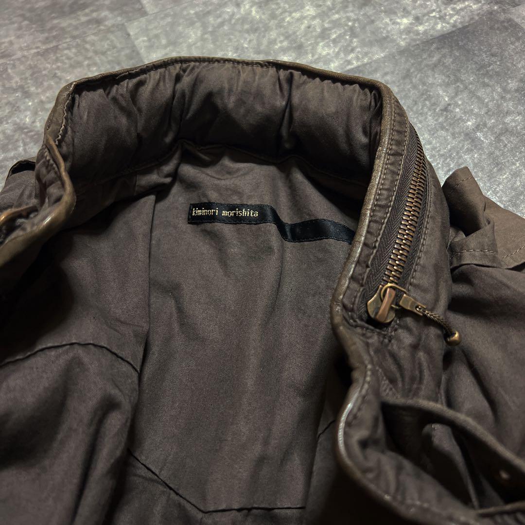 ジャケット・アウター Kiminori morishita lether military jkt
