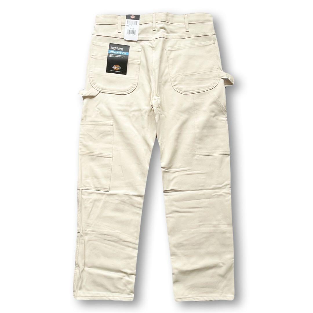 新品34x30 ナチュラル DICKIES ダブルニー ペインター パンツ 新品34x30 ナチュラル DICKIES ダブルニー ペインター パンツ