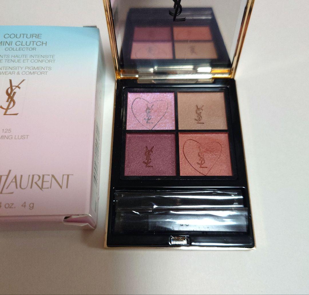 YSL イヴサンローラン クチュールミニクラッチ 125 ブルーミング