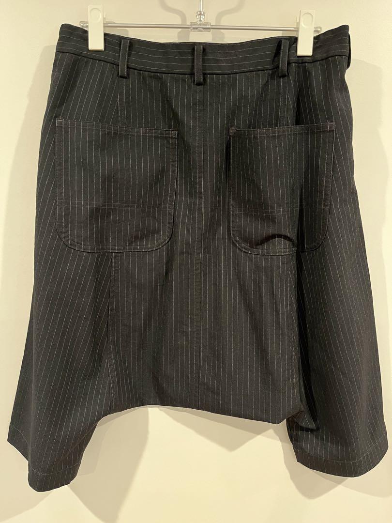 ブラックコムデギャルソン ショートサルエルパンツ