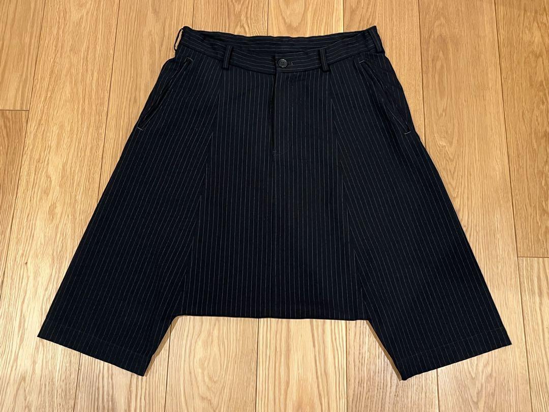 ブラックコムデギャルソン ショートサルエルパンツ