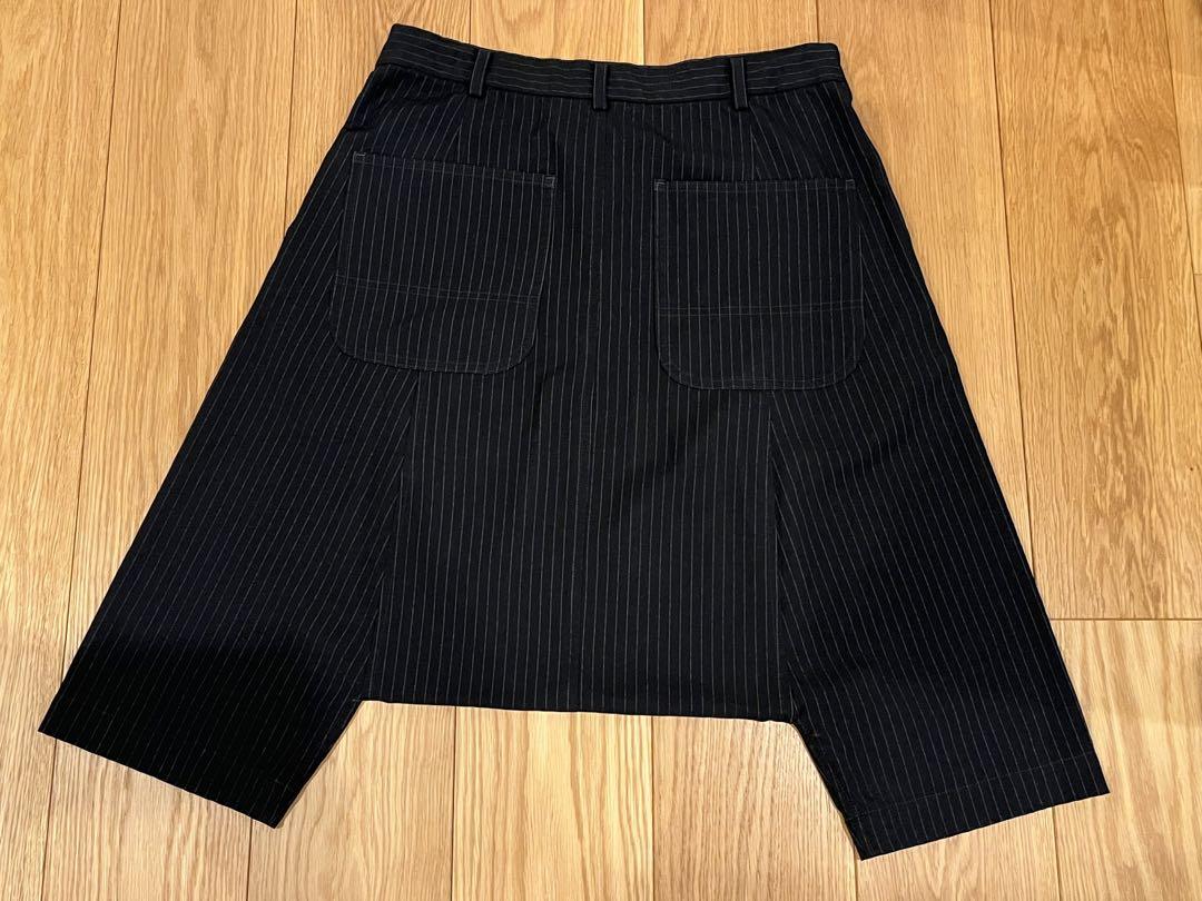 ブラックコムデギャルソン ショートサルエルパンツ