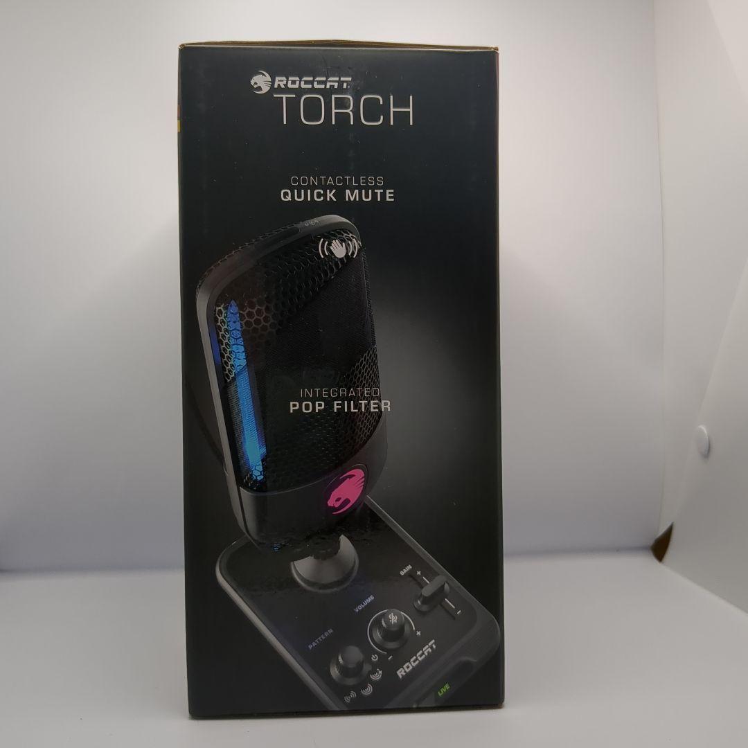 ROCCAT コンデンサーマイク Torch USB ゲーミングマイク