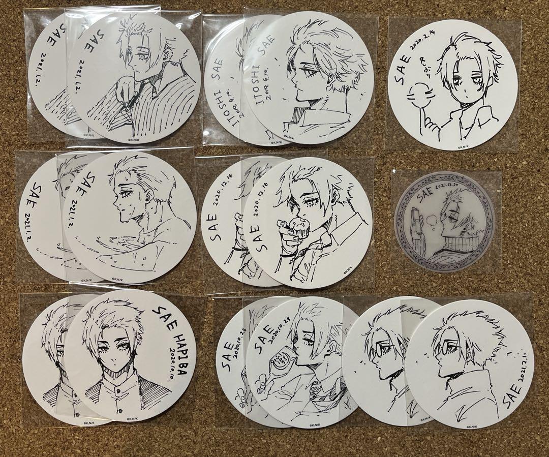 ブルーロック ブルロ 原画展 タワレコ 複製コースター 糸師冴