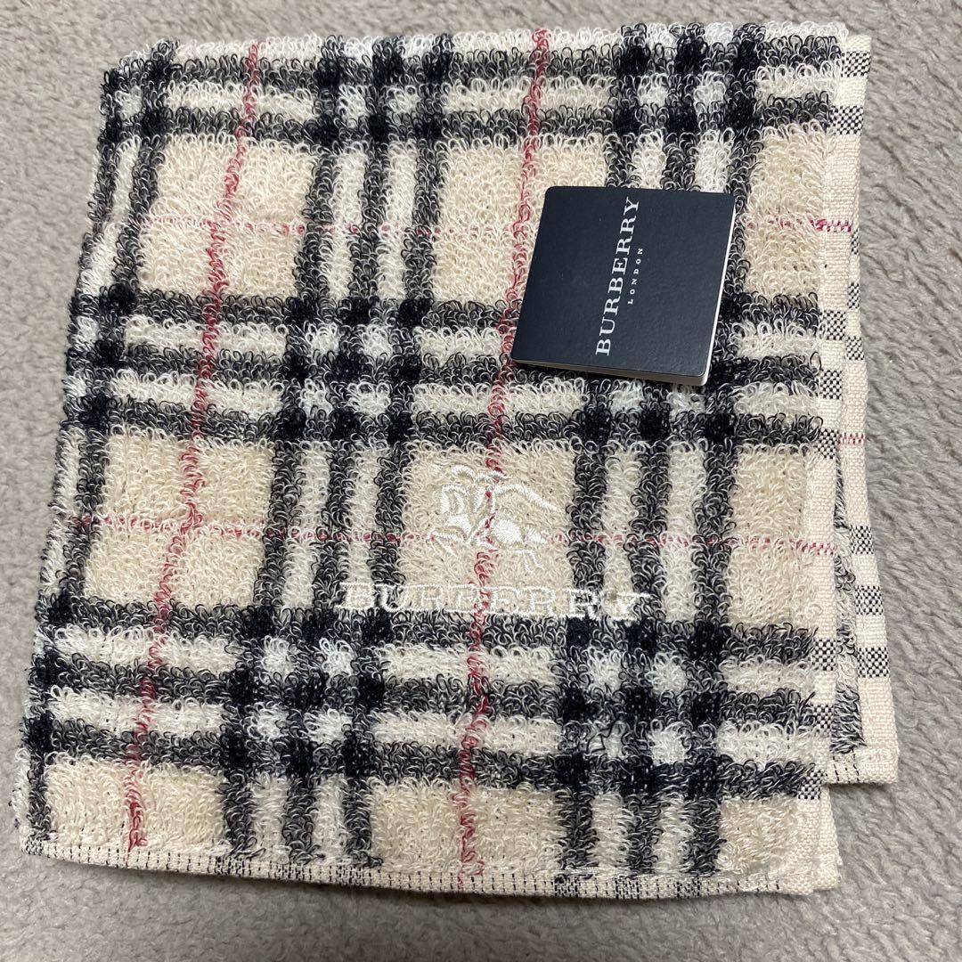 BURBERRY チェック柄 タオルハンカチ