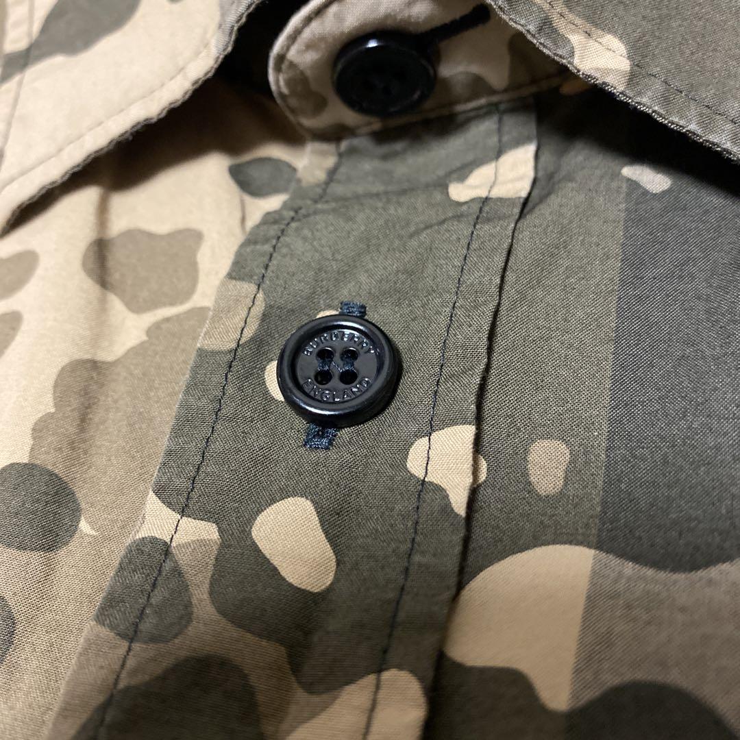 BURBERRY バーバリー 8029830 カモフラ チェック柄長袖シャツ 画像11