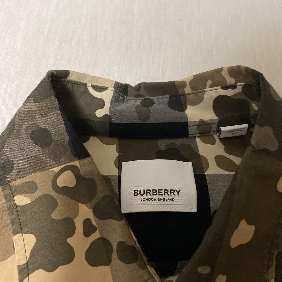 BURBERRY バーバリー 8029830 カモフラ チェック柄長袖シャツ 画像2