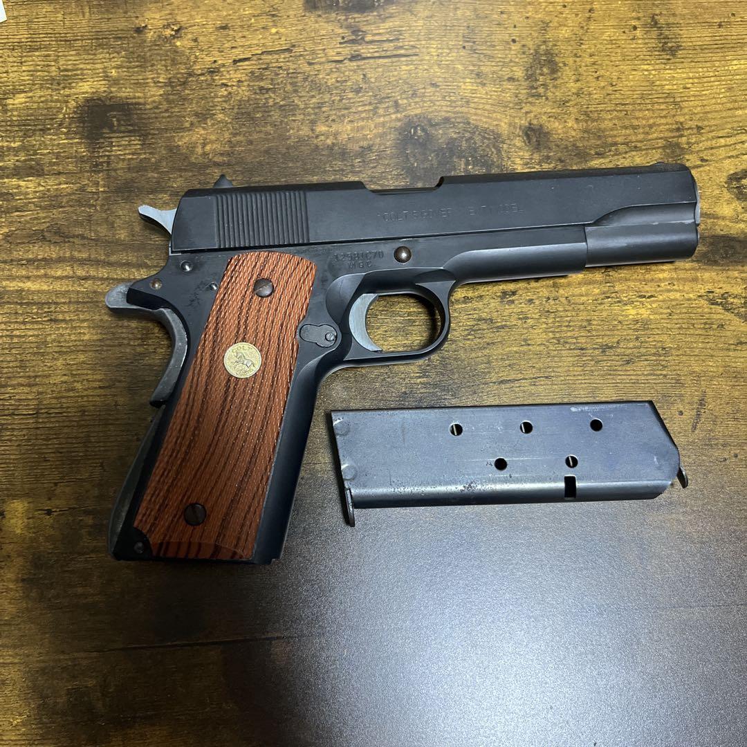 OUTLET SALE- 訳あり品など大放出 モデルガン MGC EastAホルスター付 ACP .45 コルトガバメント トイガン
