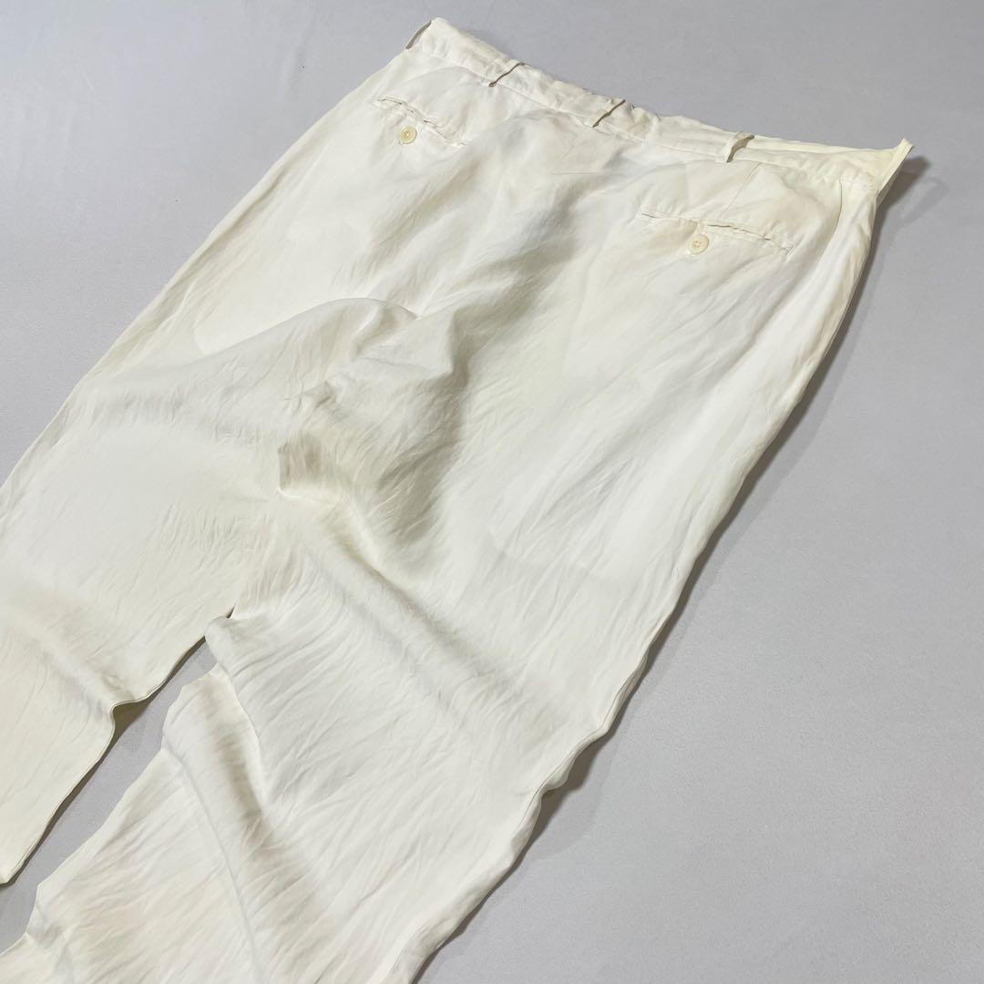 90s Ralph Lauren リネン シルク スラックス バギー 燻み - メルカリ