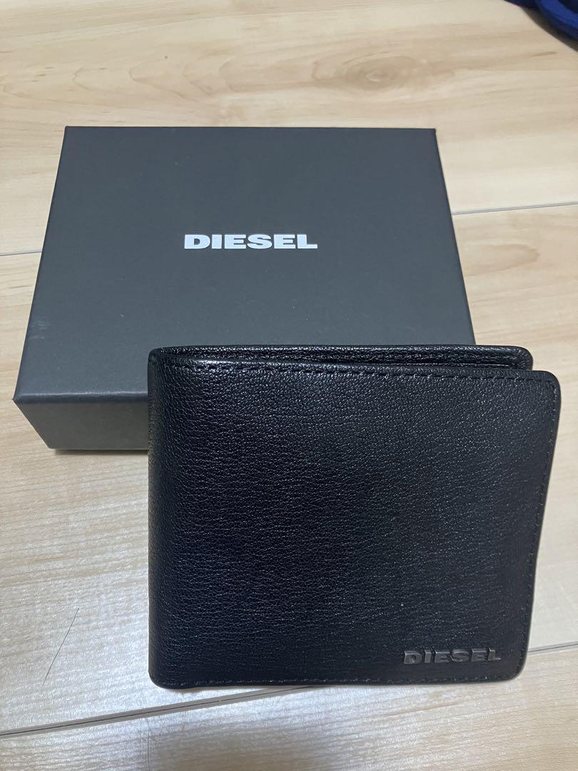 morimire*ディーゼル（DIESEL）　二つ折財布　ブラック ディーゼル DIESEL ツートン 2つ折り財布 （BLACK