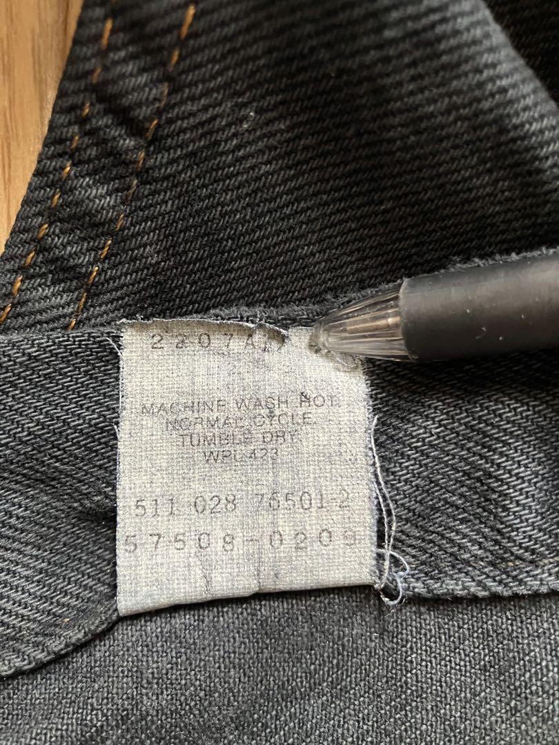 ブラックデニムジャケットMADE IN