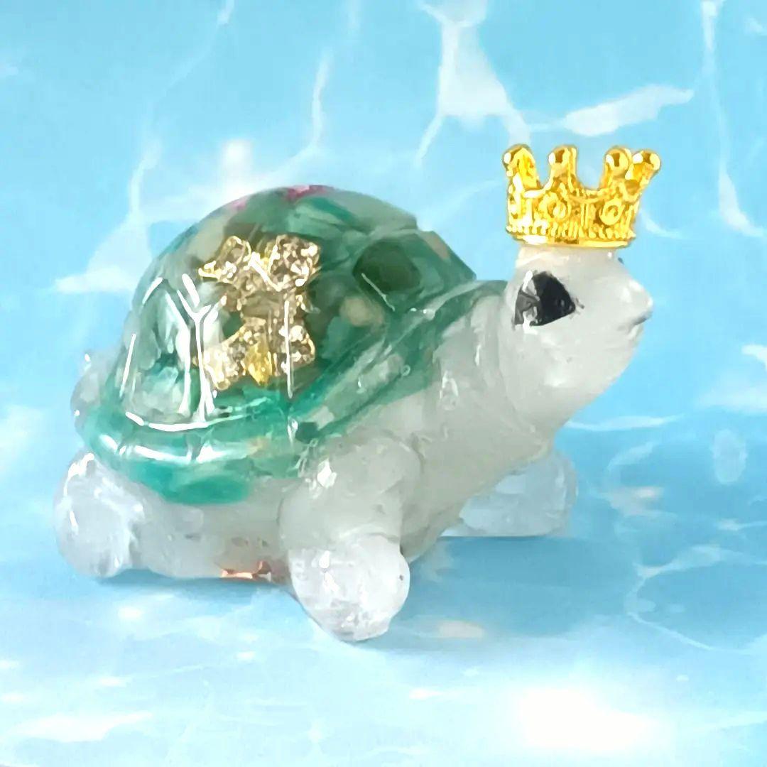 Rー162 オルゴナイト王冠亀さん 縁起物 置物 - メルカリ Rー162 オルゴナイト王冠亀さん 縁起物 置物 - メルカリ