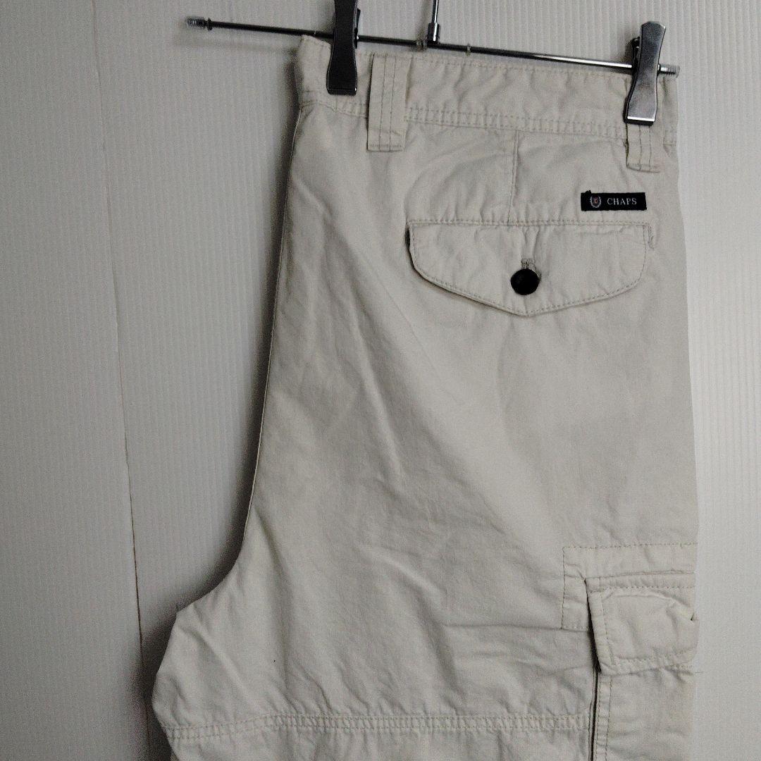 チャップス サイズ38 ハーフパンツ ショートパンツ カーゴパンツ ホワイト 5,112円