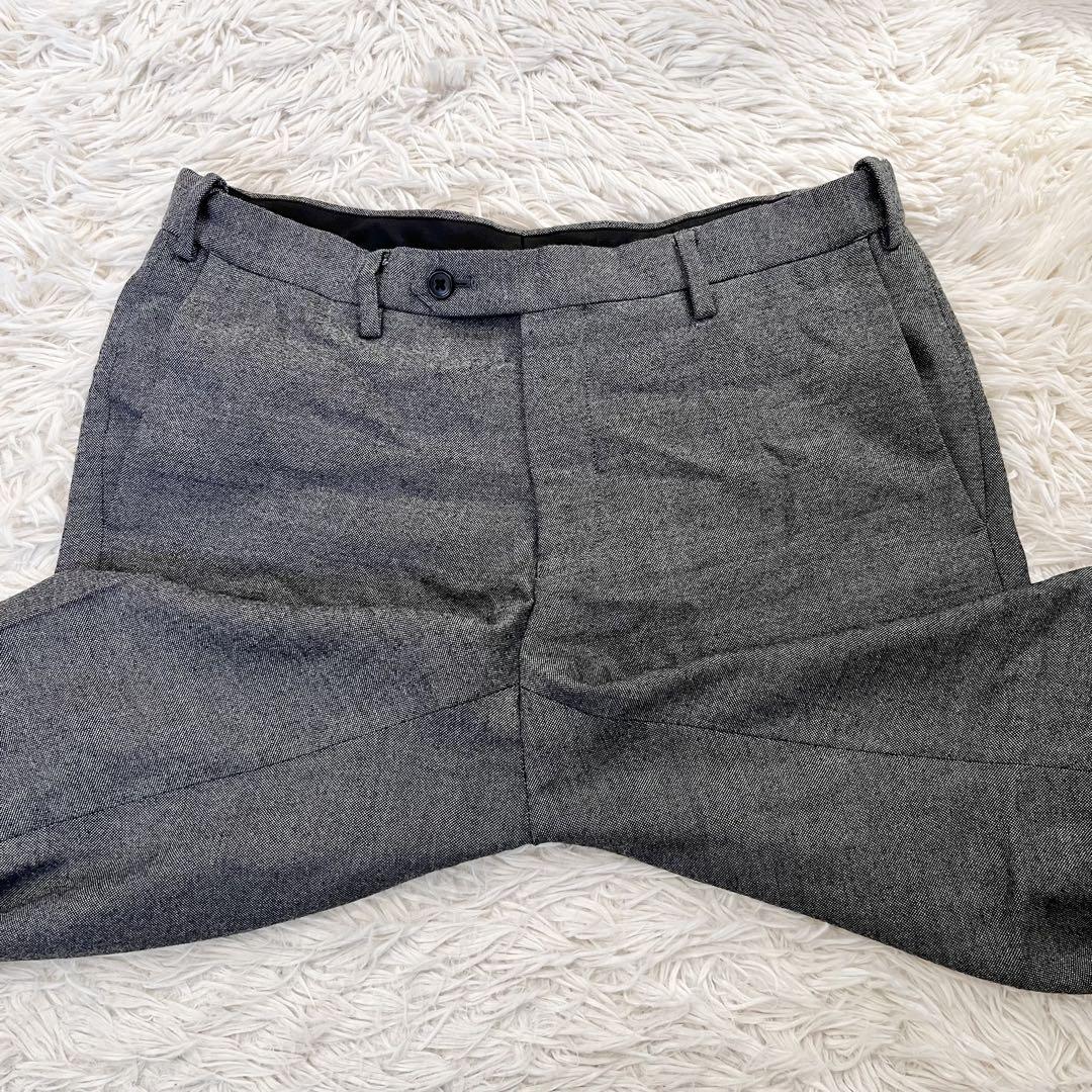 ✨美品✨グリーンレーベルリラクシング　スーツ　セットアップ　総裏　グレー　Ｌ