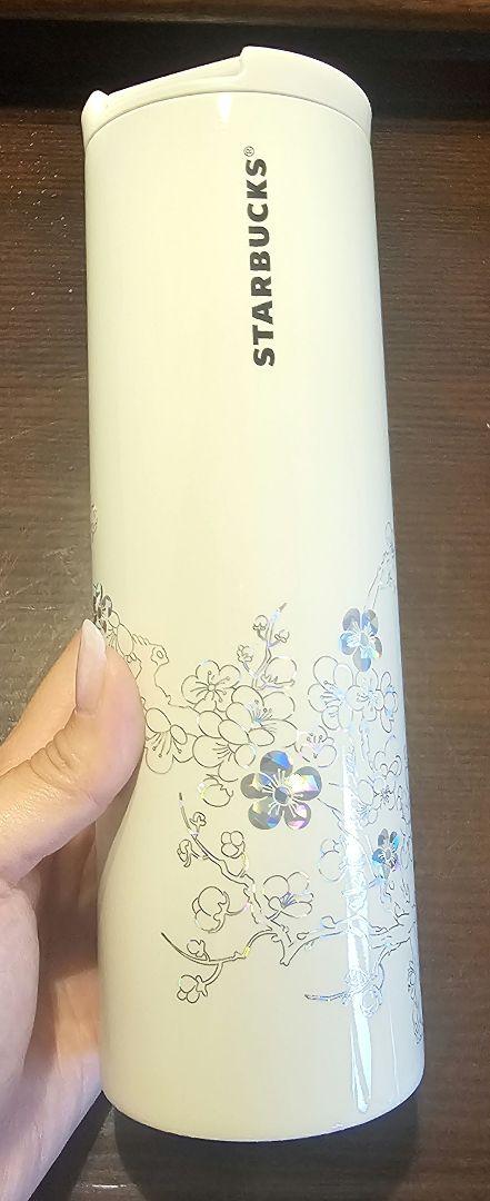 【超レア!!韓国限定販売の物】スターバックス 花柄 タンブラー ホワイト
