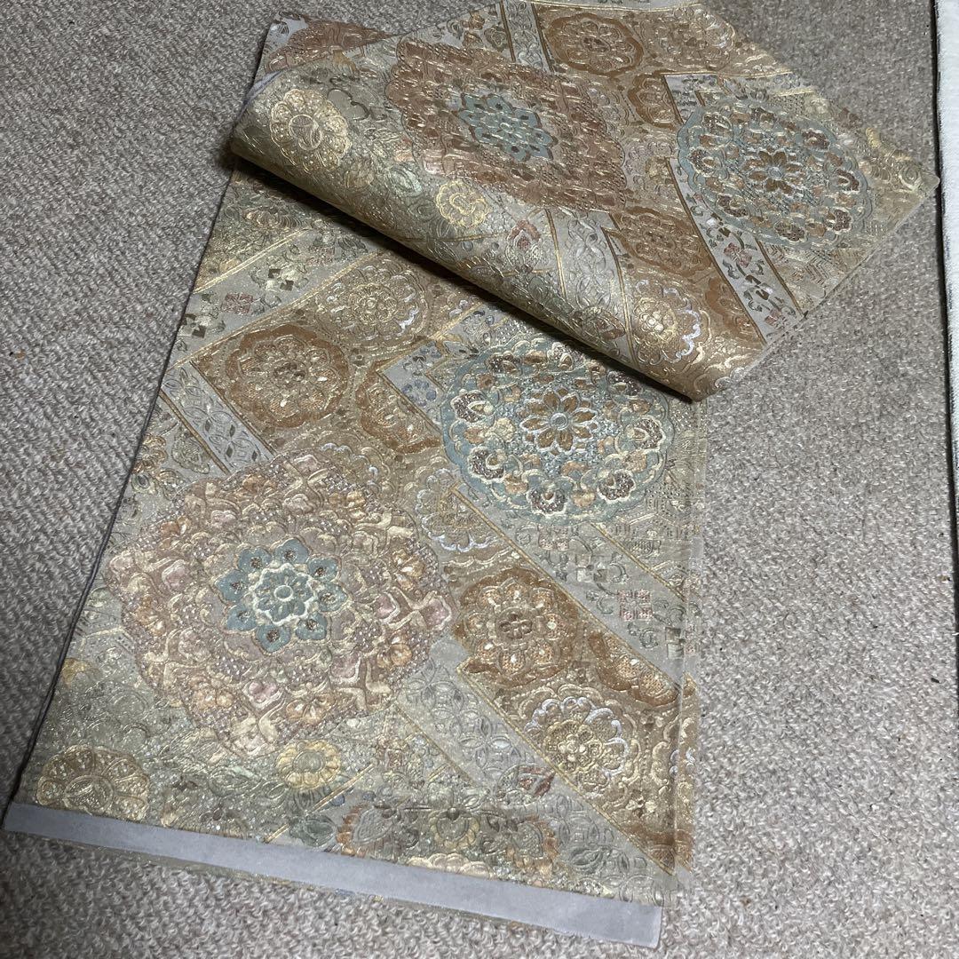 総相良刺繍袋帯 六通