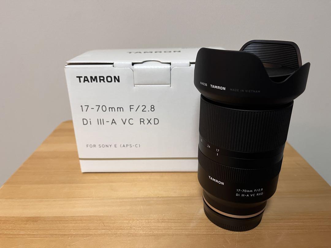 美品  TAMRON 17-70mm F/2.8 Di III-A VC RXDフルサイズに移行するので