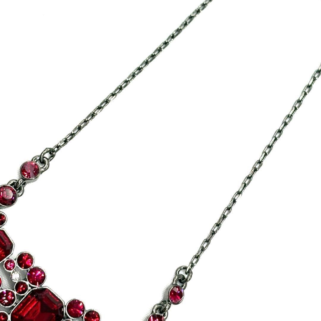希少!正規品 ジバンシィ ネックレス 赤白ラインストーン パーティー 結婚式 美 希少!正規品 ジバンシィ ネックレス 赤白ラインストーン パーティー 結婚式 美