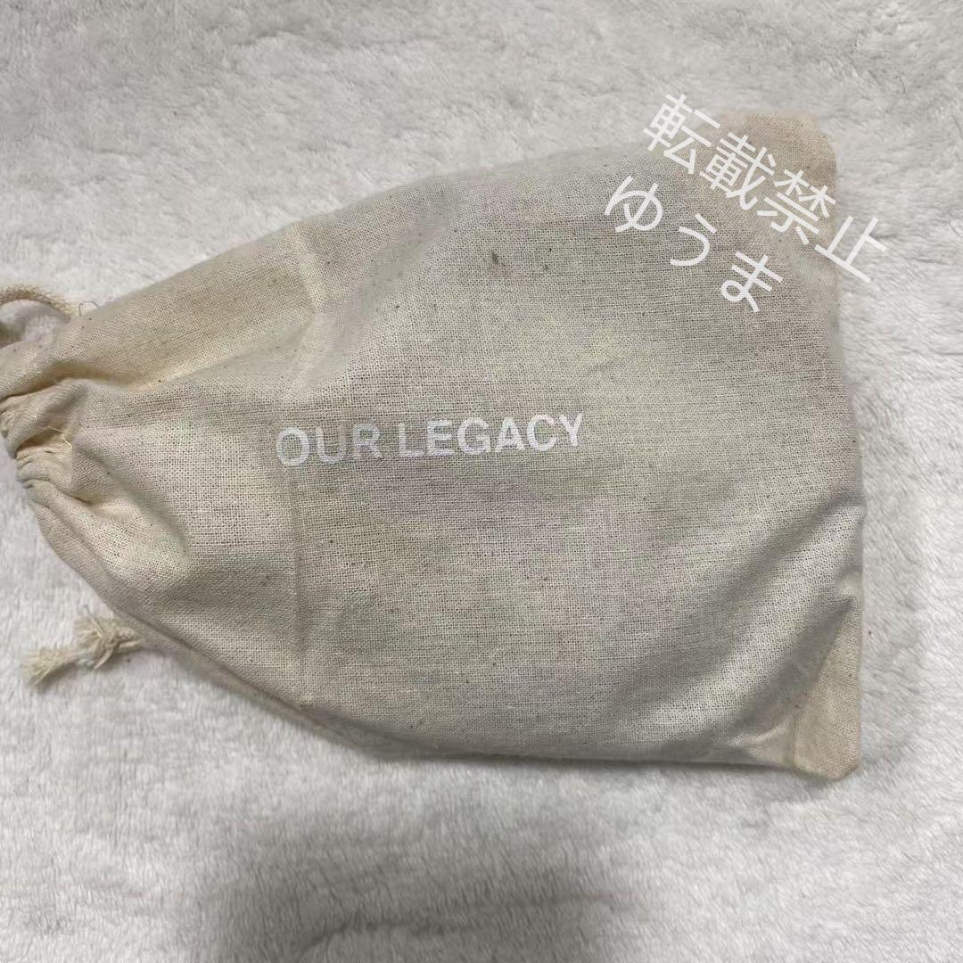 OUR LEGACY/BELT 2CM ブラック LEATHER/80/男女兼用