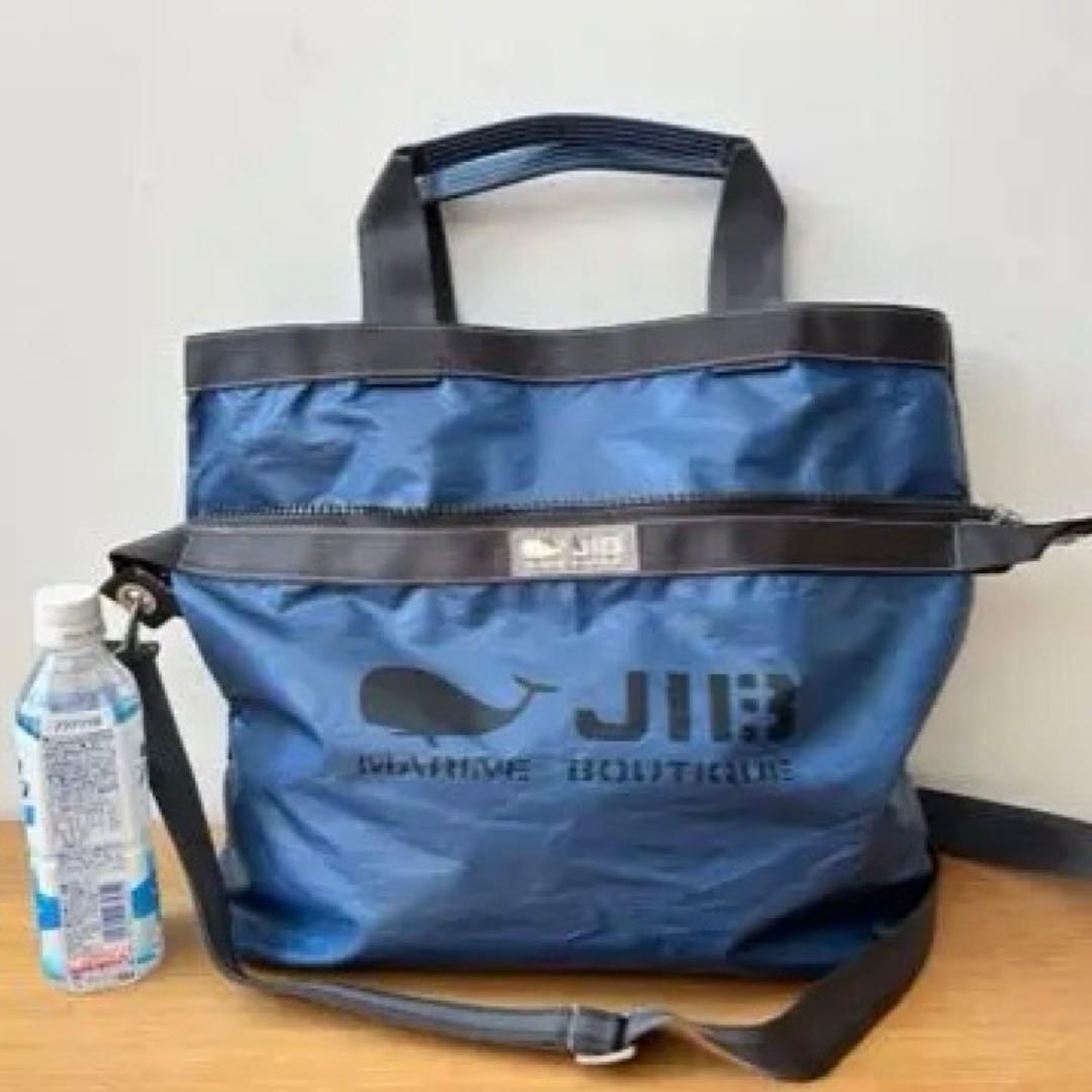 JIBショルダー トートバッグ ネイビー