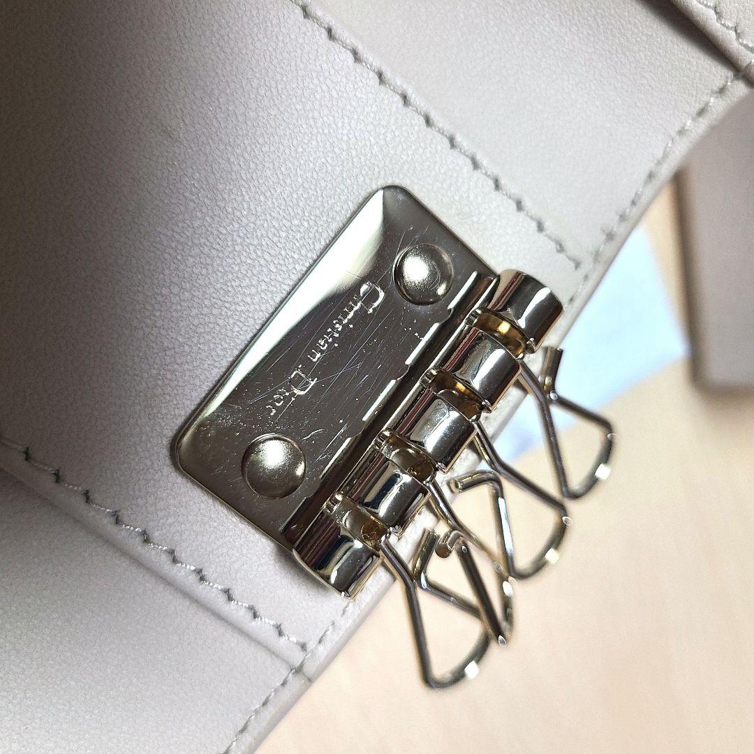 贅沢品 DIOR キーケース レザー ベージュ 小物